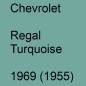 Preview: Chevrolet, Regal Turquoise, 1969 (1955).